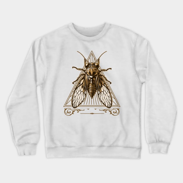 Cicada Brood XIX Brood XIII Crewneck Sweatshirt by OrangeMonkeyArt